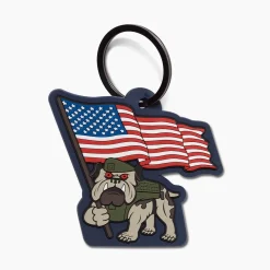 American Bulldog Keychain