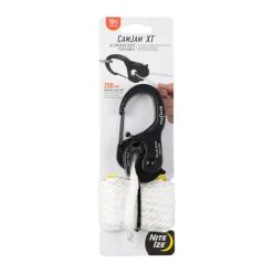 NITE IZE®CamJam®XT™ Aluminum Rope Tightener with 10 ft. Rope - Large BY NITE IZE®