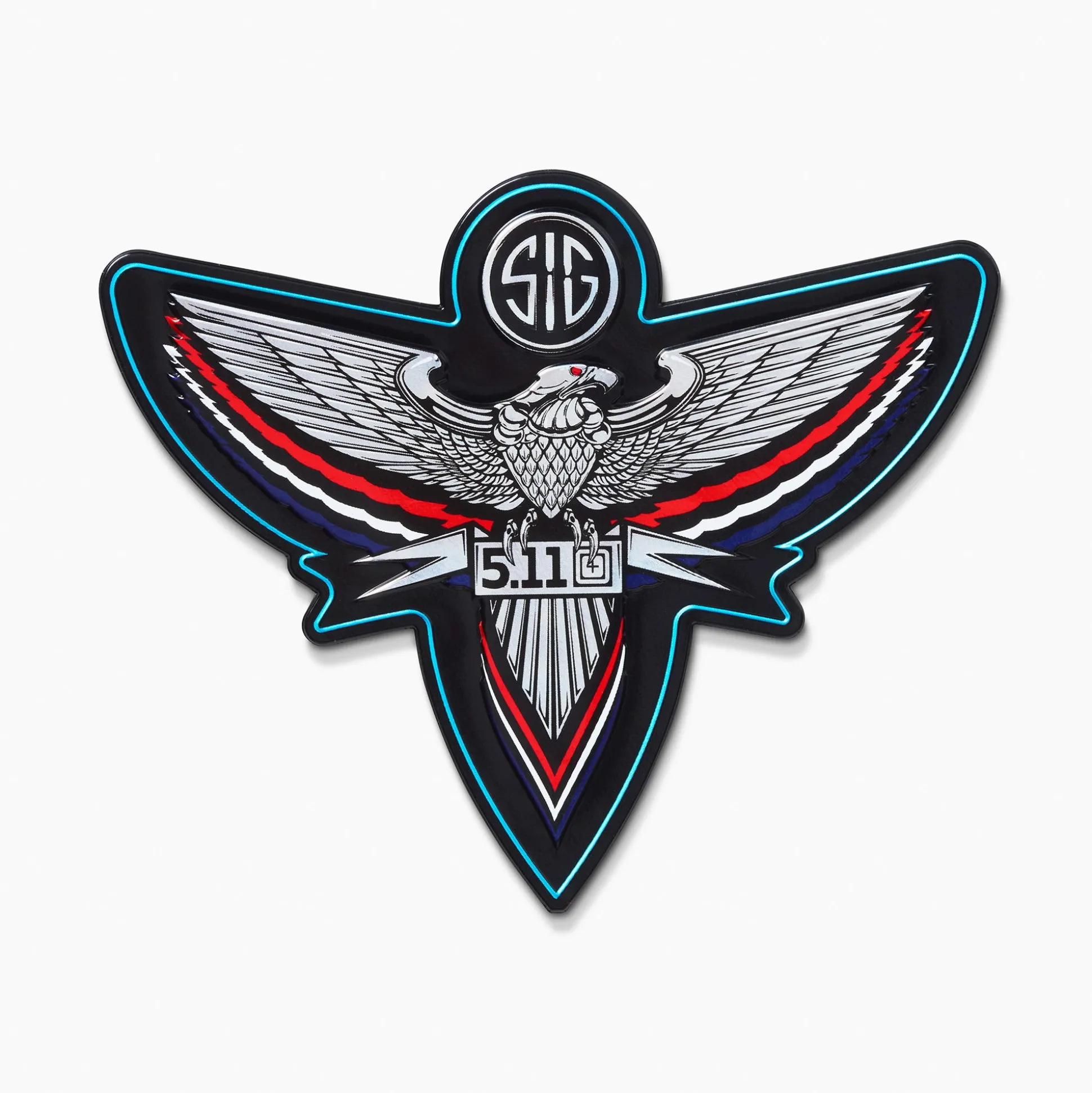 SIG SAUER®x 5.11®Chrome Eagle Patch