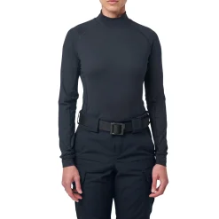 Women's Mock Neck Long Sleeve Top