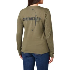 Women's Send It Bow Long Sleeve Tee